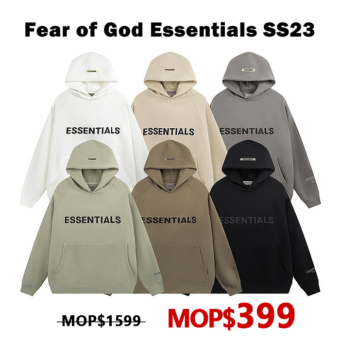 【SALE特別価格】Fear of God Essentials 23 Series Sweatshirt! Basic hooded and hoodless styles!
