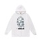 APE HEAD PLAID PRINT BLACK WHITE