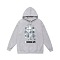APE HEAD PLAID PRINT BLACK GREY