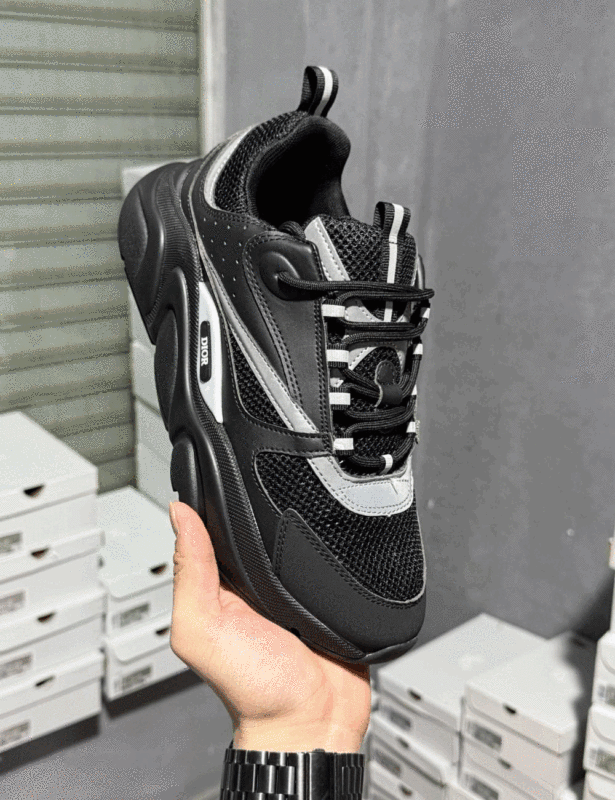 DIOR B22 Leather Textile Lifestyle Sneakers