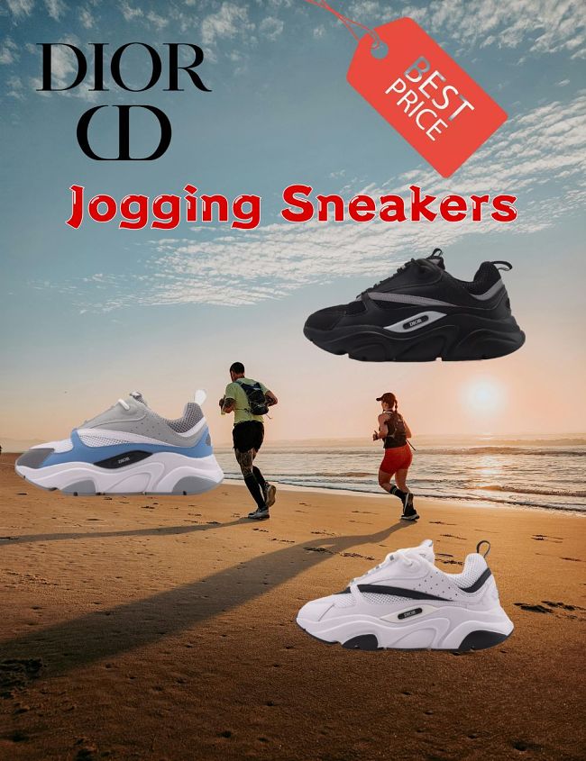 DIOR B22 Leather Textile Lifestyle Sneakers