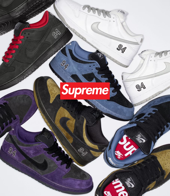 ✔️Nike SB Dunk Low x Supreme🚨
