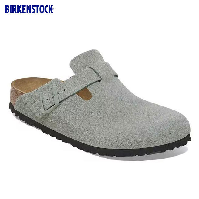 BIRKENSTOCK Fashion Casual Shoes Unisex Boston Soft Footbed Suede Leather