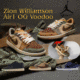 Zion Williamson x Air Jordan 1 Low OG Voodoo Sneakers