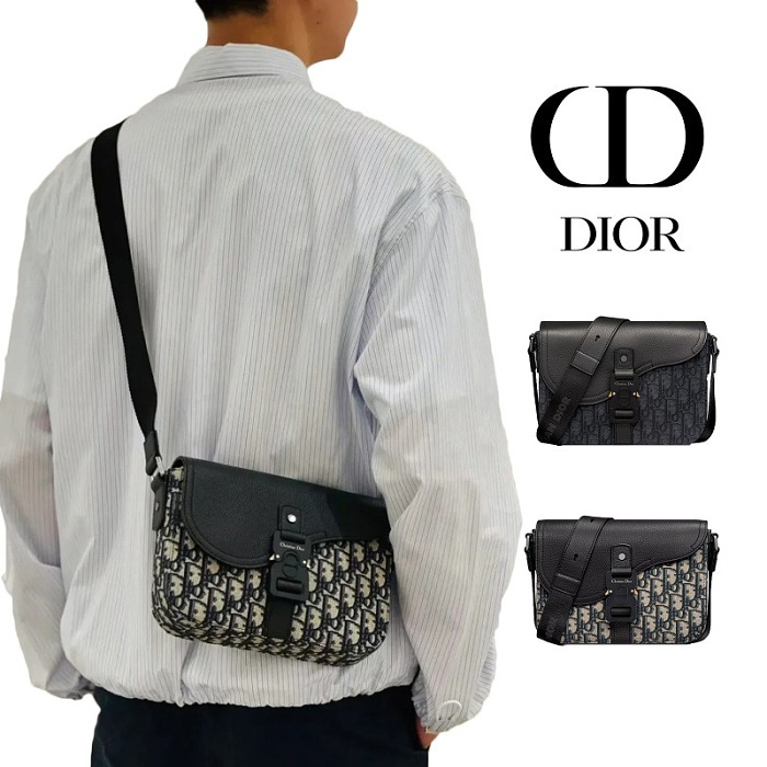Dior Small Saddle Messenger Bag with Flap
