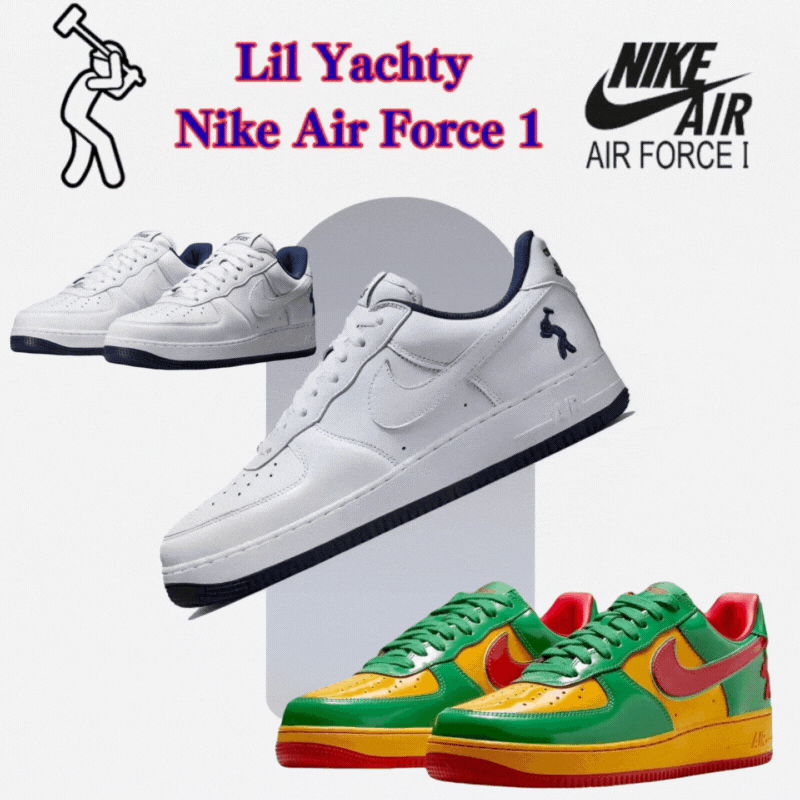Lil Yachty x Nike Air Force 1 Sneakers