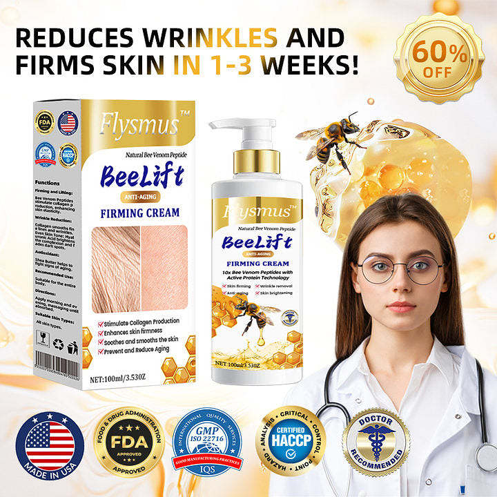 💐🐝Flysmus™ BeeLift Anti-Aging Firming Cream,Address Crepe & Sagging