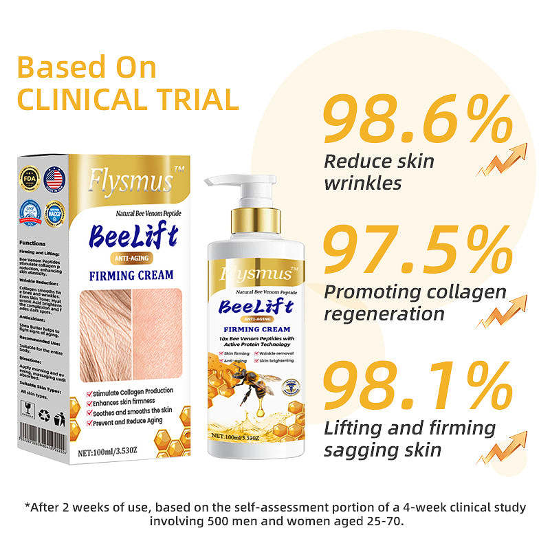 💐🐝Flysmus™ BeeLift Anti-Aging Firming Cream,Address Crepe & Sagging