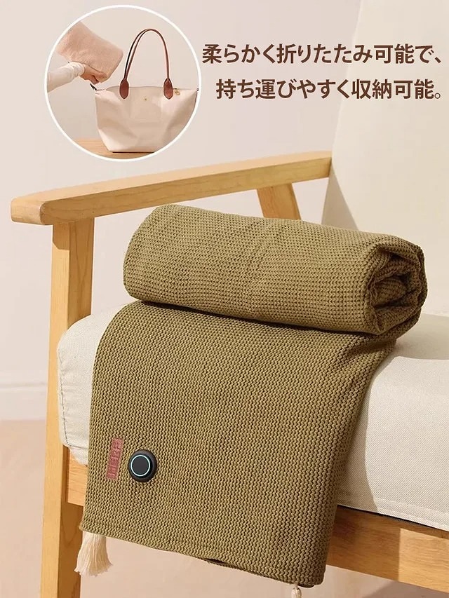 【寒冬必備】可水洗15S速熱保暖披肩