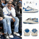 Travis Scott × Fragment × Nike Air Jordan 1 Low OG “Sail/Military Blue”