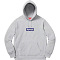 Supreme Bandana Box Logo Hooded Sweatshirt（grey）