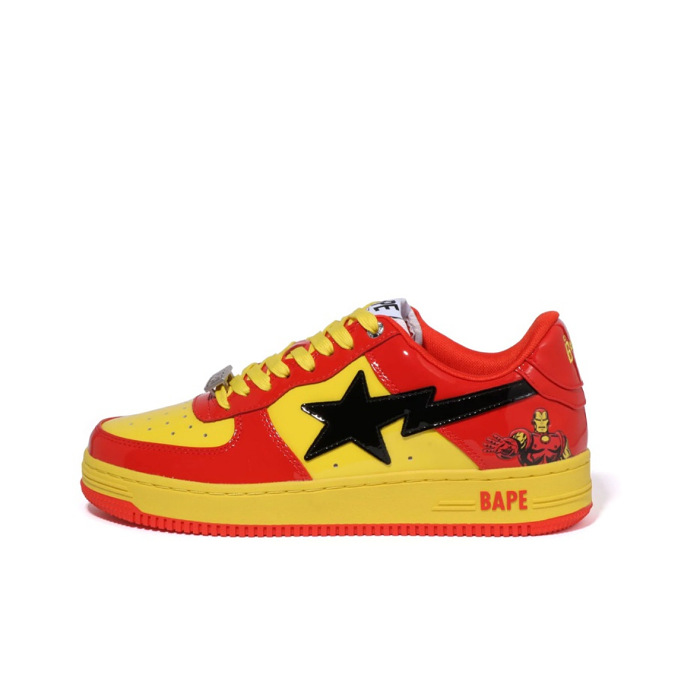 BAPE STA x MARVEL Collaboration Series Low Sneakers