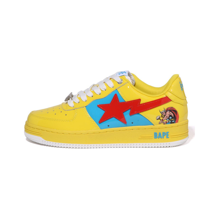BAPE STA x MARVEL Collaboration Series Low Sneakers