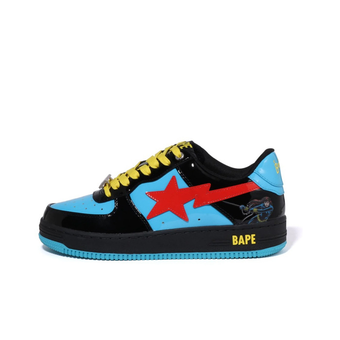 BAPE STA x MARVEL Collaboration Series Low Sneakers