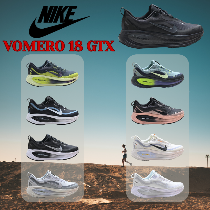 Nike VOMERO 18 GTX Slip Resistant Waterproof Running Shoes