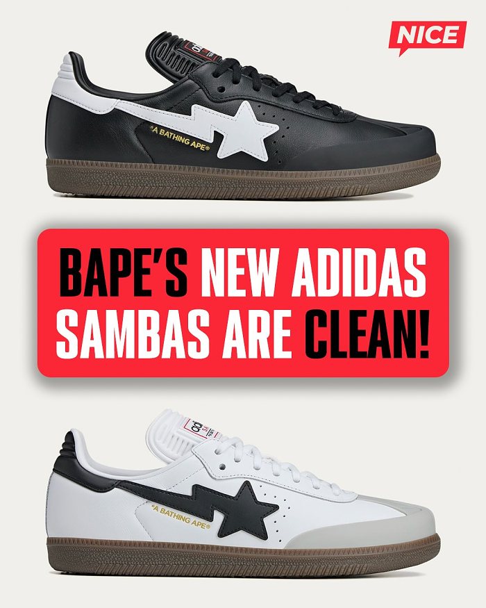 BAPE x adidas Samba