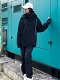 【男女兼用】ボリュームネックパーカー