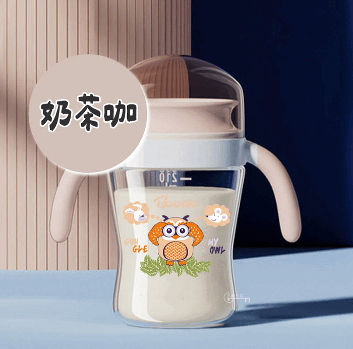 風靡歐美媽媽圈🌟無吸管、無奶嘴的360°寶貝防漏吸C杯