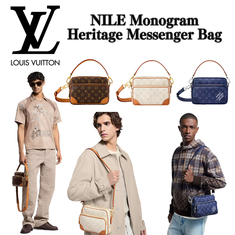 Louis Vuitton NILE Monogram Heritage Messenger Bag