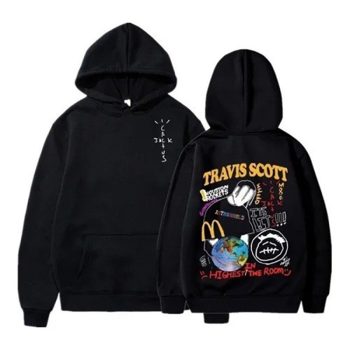 Travis Scott x Cactus Jack #聯名# Sudaderas 潮流時尚連帽衫 男女衛衣