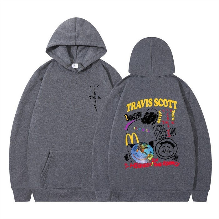 Travis Scott x Cactus Jack #聯名# Sudaderas 潮流時尚連帽衫 男女衛衣
