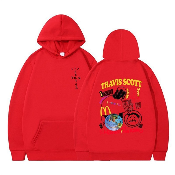 Travis Scott x Cactus Jack #聯名# Sudaderas 潮流時尚連帽衫 男女衛衣