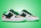 White Dark Green