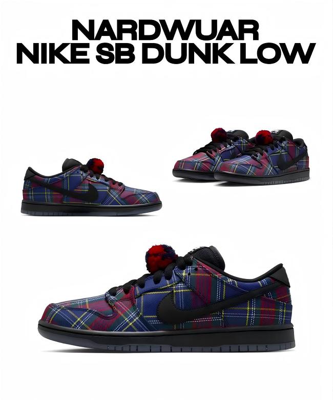 ☆Nardwuar × Nike SB Dunk Low Pro QS ‘Tartan Check’