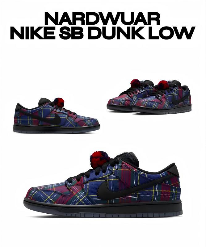 ☆Nardwuar × Nike SB Dunk Low Pro QS ‘Tartan Check’