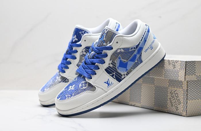 Louis Vuitton x Nike Air Jordan 1 Low OG Sneakers