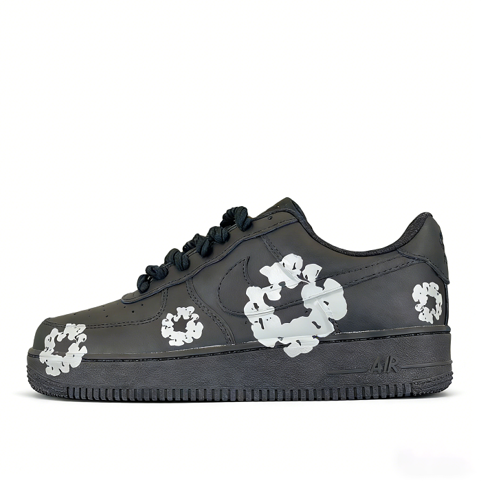 Nike Air Force 1 Low Custom  Denim Tears Style Floral
