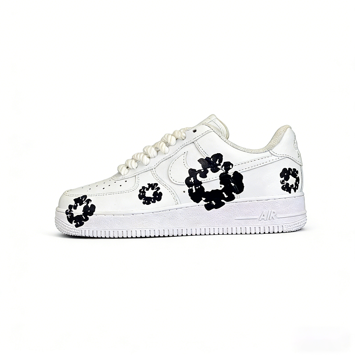 Nike Air Force 1 Low Custom  Denim Tears Style Floral