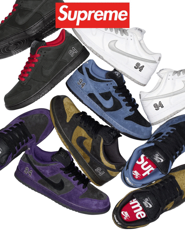 Supreme x Nike SB Dunk Low