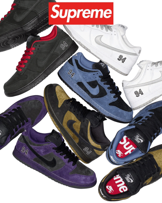 Supreme x Nike SB Dunk Low