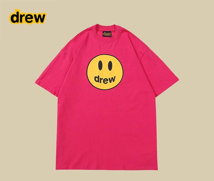 DREW BNOB 美式潮牌简约印花短袖T恤 #期間限定半額 #夏季暢銷產品 男女都可穿