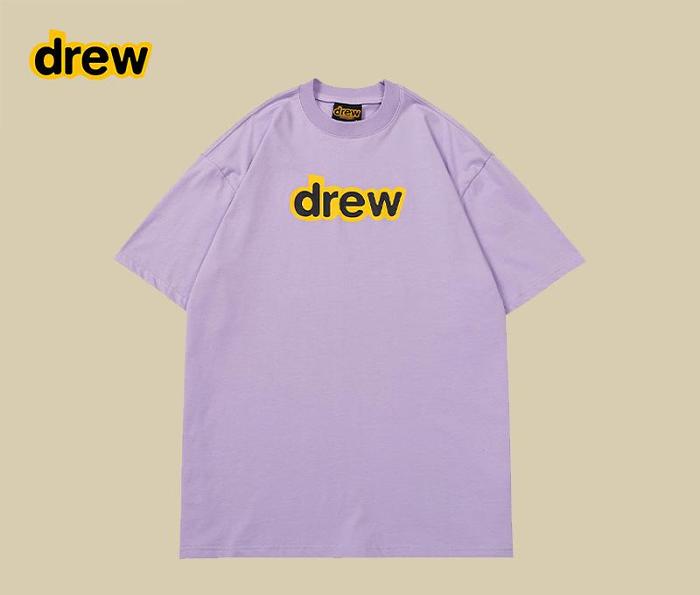 DREW BNOB 美式潮牌简约印花短袖T恤 #期間限定半額 #夏季暢銷產品 男女都可穿