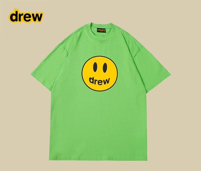 DREW BNOB 美式潮牌简约印花短袖T恤 #期間限定半額 #夏季暢銷產品 男女都可穿