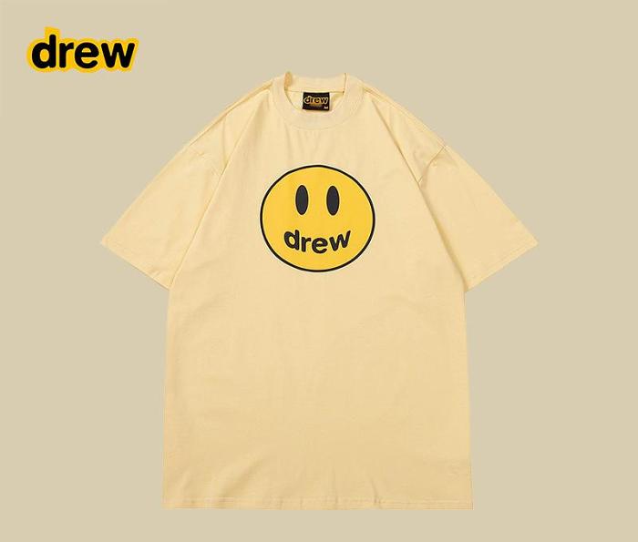 DREW BNOB 美式潮牌简约印花短袖T恤 #期間限定半額 #夏季暢銷產品 男女都可穿