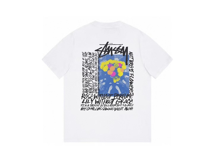 潮牌stüssy tee 男女同款時尚短袖T恤