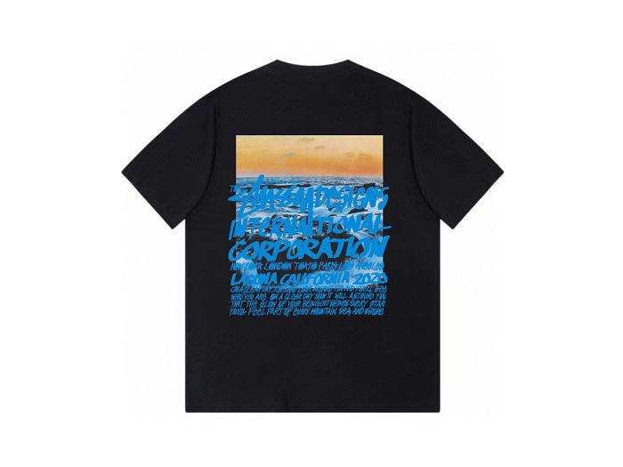 潮牌stüssy tee 男女同款時尚短袖T恤