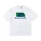 Balenciaga blue iron lock white