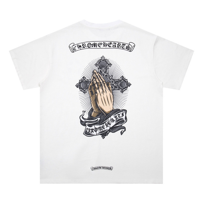 Chrome Hearts 經典時尚短袖T恤 男女都可穿 #期間限定半額 #數量有限 #貨到付款