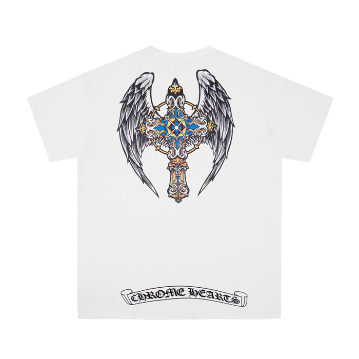 [SALE Special Price] Chrome Hearts Summer Loose Fit Unisex Short Sleeves