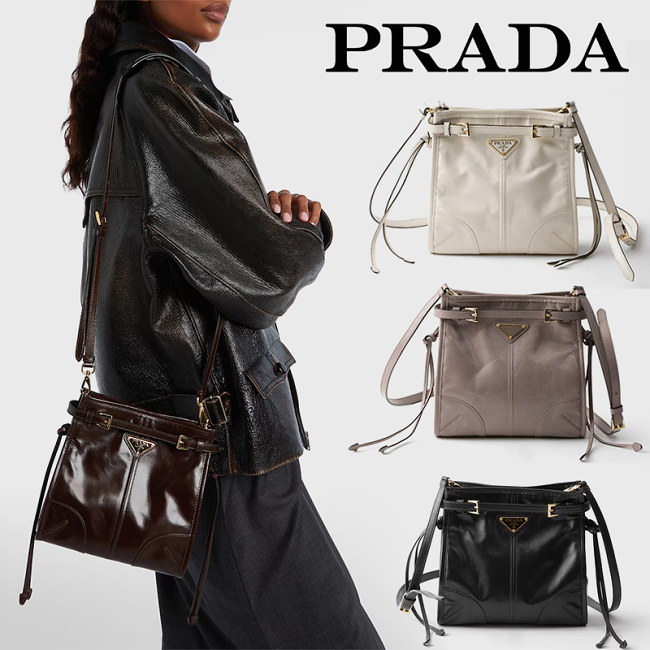 Prada Bonnie leather mini shoulder bag