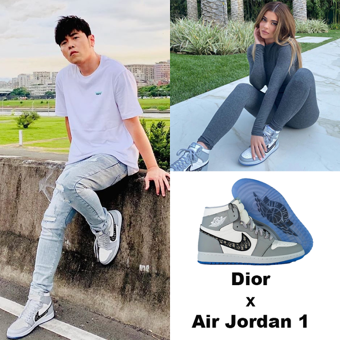 DIOR x JORDAN「Air Jordan I High OG Dior」限量球鞋，經典Oblique緹花配上Nike勾勾太可愛！