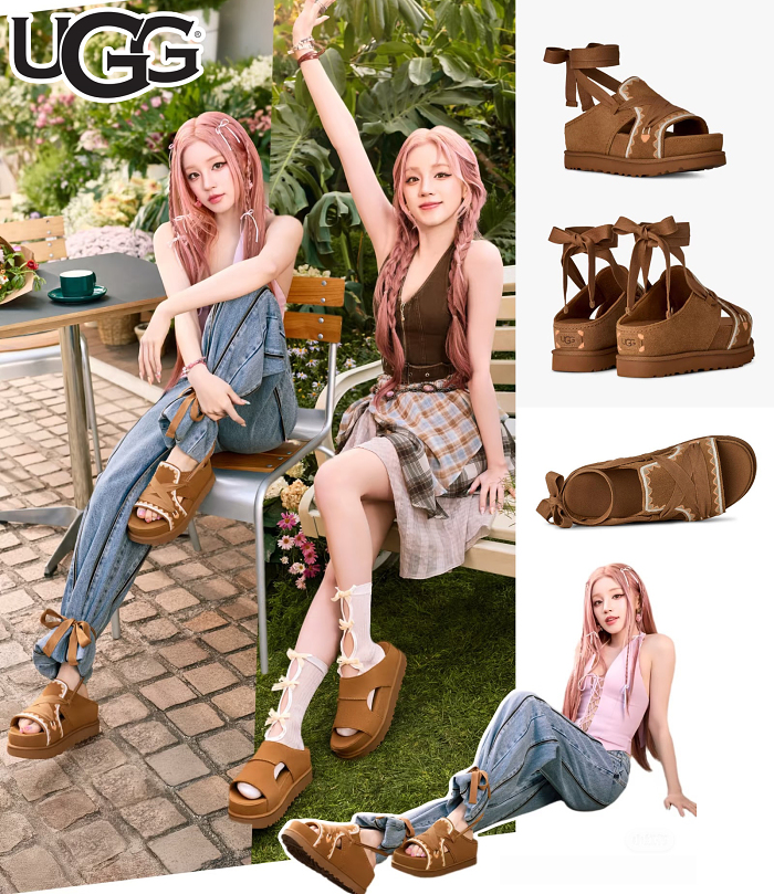 UGG 2026全新涼鞋上市 宋雨琦解鎖甜酷夏日穿搭新靈感