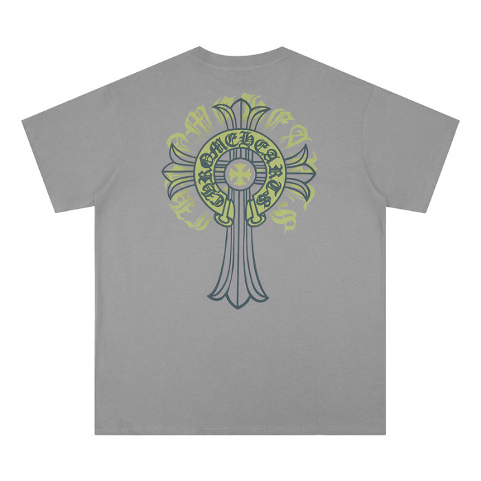 【特別オファー】Chrome Hearts 夏物 ゆったりフィット ユニセックス 半袖Tシャツ