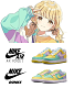 NIKE Air Force 1 Low & Nike Dunk Low Retro “Easter” Fujita Kotone Color