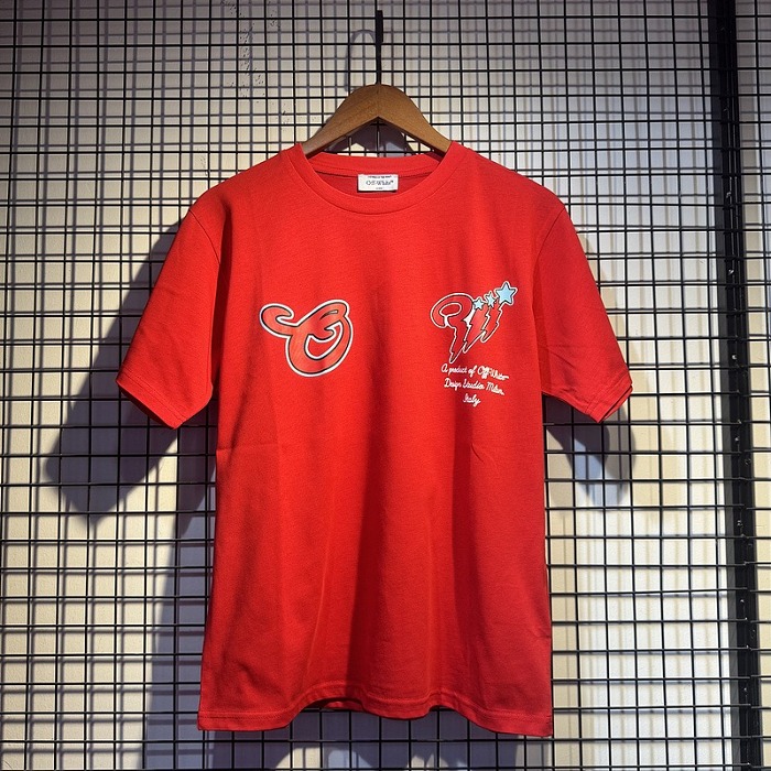 【SALE特別価格】Off-White™男女通用經典短袖T卹 限時半額 #Off-White #數量有限 #先到先得