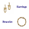 Earrings + Bracelet